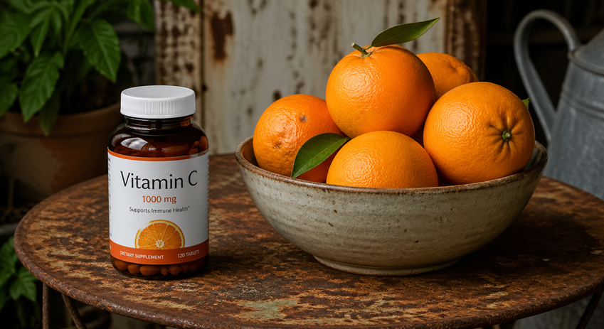 How Vitamin C protects primates against ferro-aging